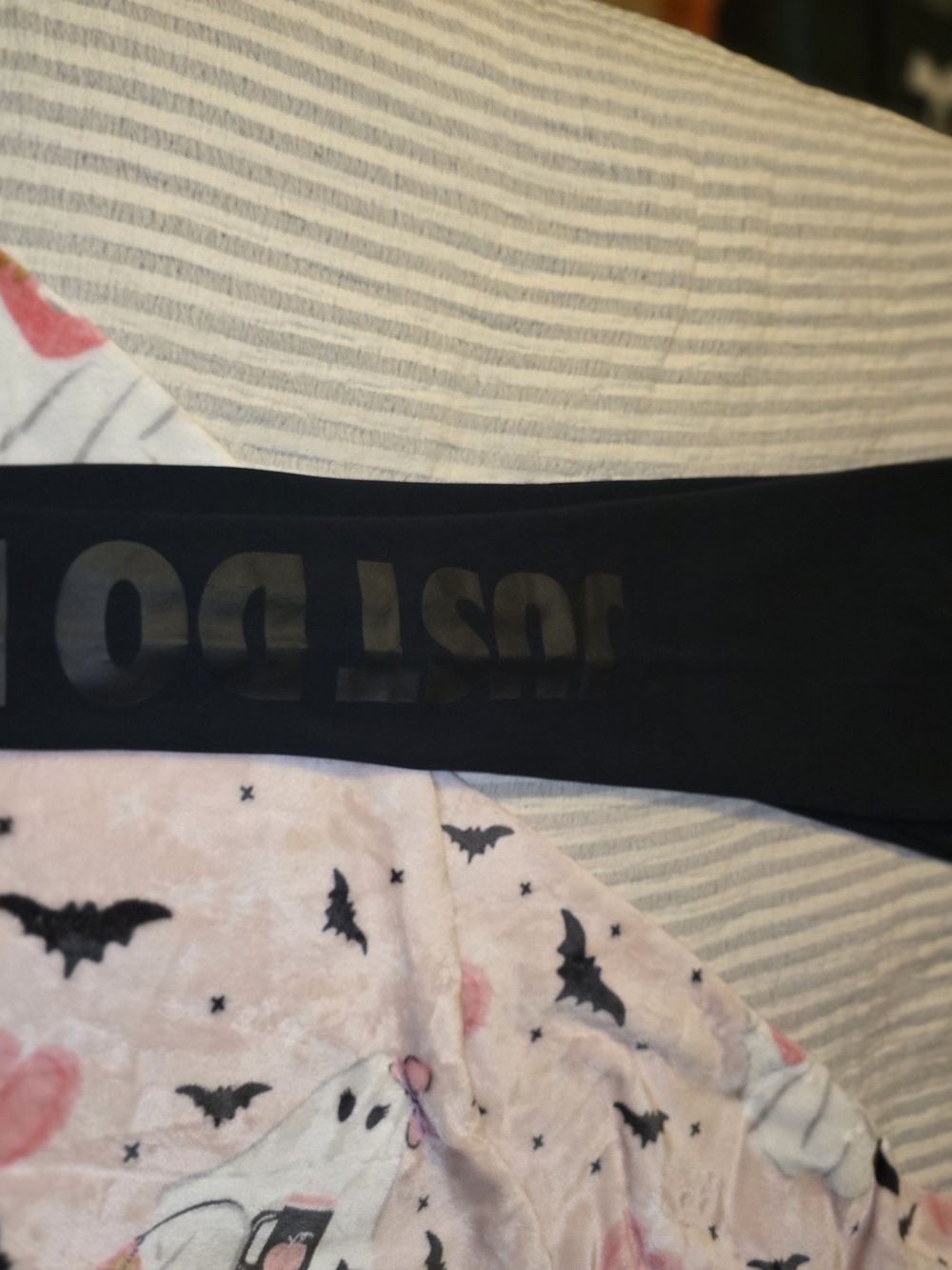 Nike Black Women's Hipster Brief with Glossy 'Just Do It' Waistband